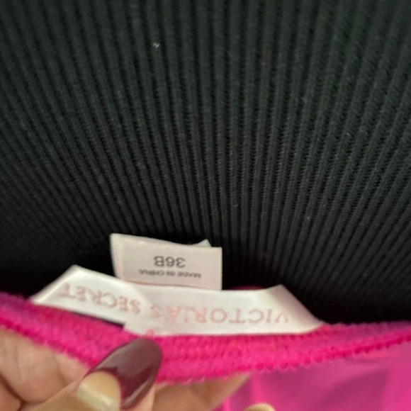 Victoria’s Secret Y2K (2003) Mesh Flyaway Babydoll (36B) Fuchsia - Picture 7 of 7